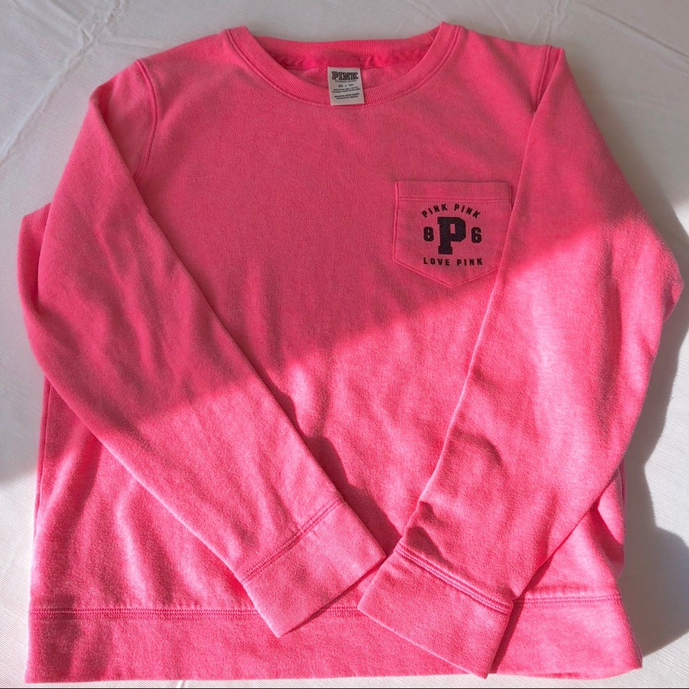 VS Pink Pocket Sweater
